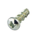 Tapping Screw, Pan Head Phillips Drive, Type AB, #10 x 1" Length, Low Carbon Steel Trivalent Zinc Plated by Spaenaur Inc.