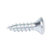 Tapping Screw, Oval Head Square Socket Drive, Type AB, #10 x 1-1/4" Length, Steel Zinc Plated by Spaenaur Inc.