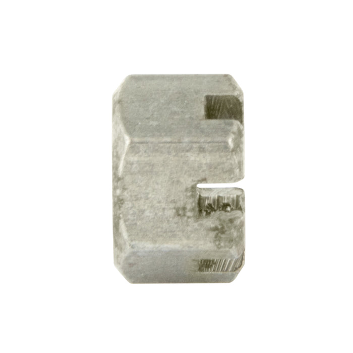 Slotted Thick Finished Hex Nut 3/4"-16 UNF (1 1/8" AF x 13/16" TH) Steel Plain Finish ANSI B18.2.2-1986