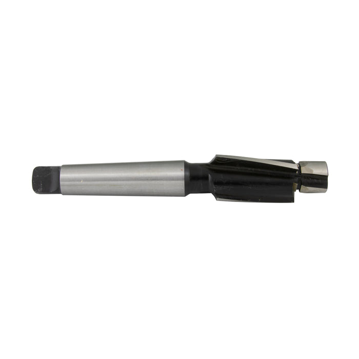 Flat Countersinker with Fixed Guide, Morse Taper Mt2 Shank, for M14 (24mm Csk DIA) 15mm Pilot High Speed Steel, Bright