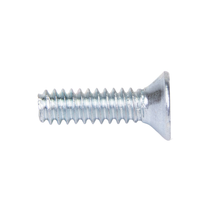 Machine Screw, Flat Head, Phillips Drive, #8-32 UNC x 2" Length, Steel Zinc Plated Trivalent by Spaenaur Inc.
