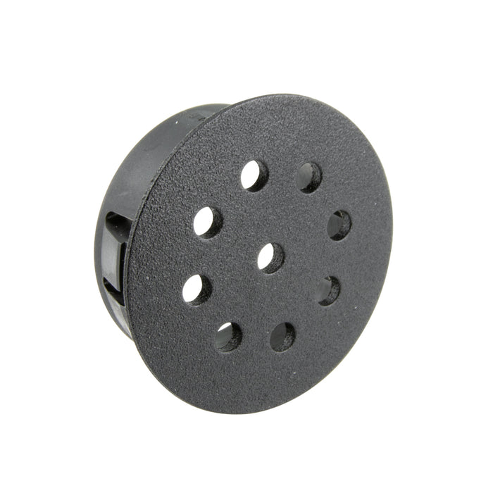Vent Plug .875" Hole x .125" Panel TH Black Nylon