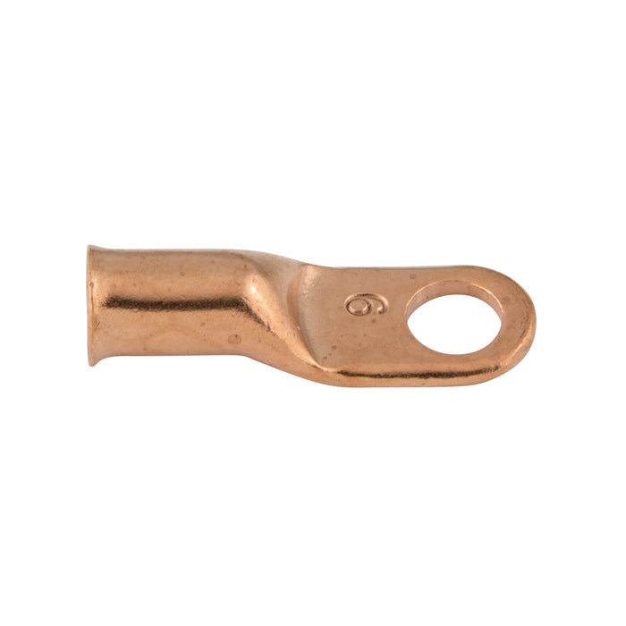 Light Duty Starter Lug #1/0 Cable, 1/2" Stud Copper