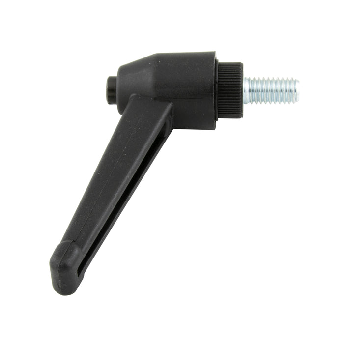 Indexed Clamping Lever, Male 3.82" Length, 3/8"-16 x 3/4" Stud 2.25" Overall Height Thermoplastic Material Black