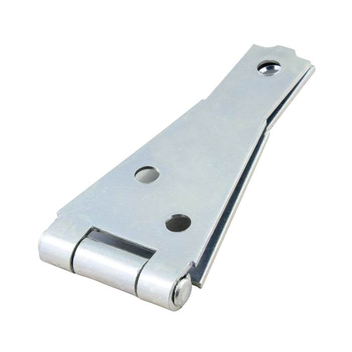 Hinge, Bracket Offset .166"TH x 3"W x 14" Strap 1" Brkt Offset Steel-Strap/Cast Iron-Bkt Powder Coat/Zinc Plated
