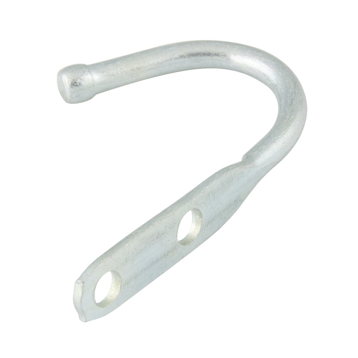 Single Hook 3/16" Hook Wire DIA x 3/4" C to C Steel Zinc Plated by Spaenaur Inc.