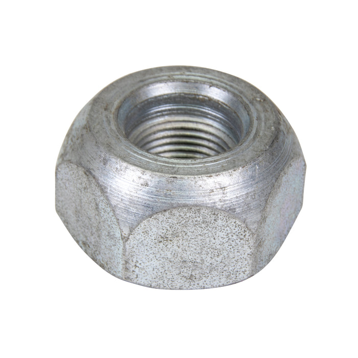 Écrou de roue, filetage à gauche fin 3/4"-16 UNF, 1 1/2" A/F, 7/8" HT en acier zingué par Spaenaur Inc.