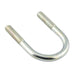 Round Bend U-bolt, 1/2"-13 x 6-1/2" Overall Length, 3-5/8" Inside Width, 3-1/16" Thread Length, 18-8 Stainless Steel by Spaenaur Inc.