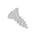 Tapping Screw, Flat Head Square Socket Drive, Type A, #10 x 2" Length, Low Carbon Steel Zinc Plated by Spaenaur Inc.