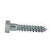 Lag Screw, Hex Head, 3/8" x 3-1/2" Length, Steel Zinc Plated by Spaenaur Inc.