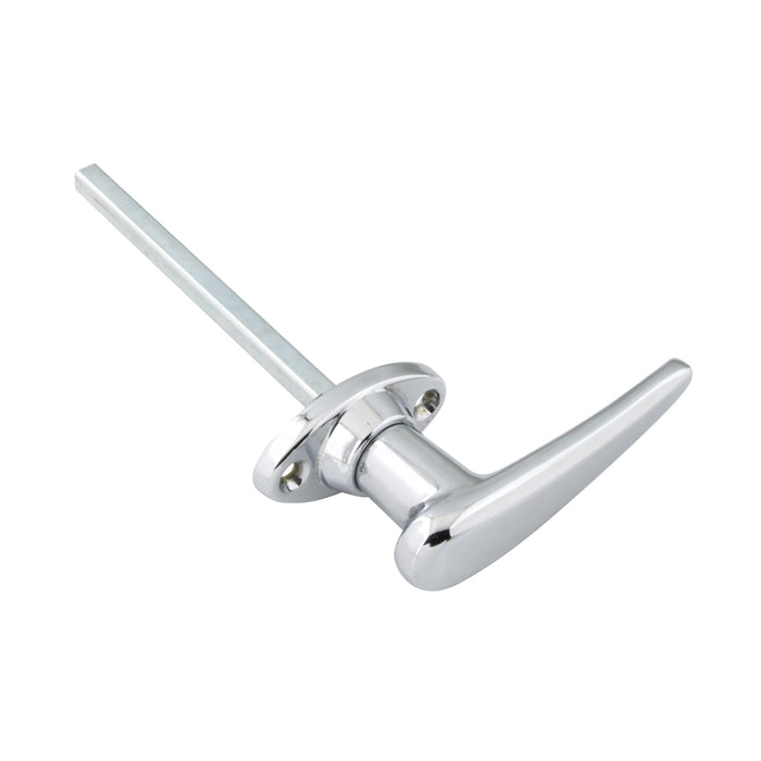 Non-Locking Handle D.B. Series 1.75" C. to C. x 5" Shaft LGTH Zinc Alloy Die Cast, Chrome Plated by Spaenaur Inc.