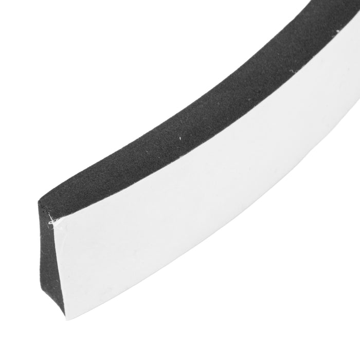 Sticker-Tite Self Sealing Sponge Weatherstrip, Adhesive One Side 1/4" THK x 3/8" Width x 40Ft Polyester Urethane Grey