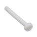 Machine Screw, Pan Head, Slotted Drive, #10-32 UNF x 3/4" Length, Nylon Natural by Spaenaur Inc.