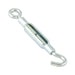 Turnbuckle, Hook & Eye 5/16"-18 Thread(.268" Material DIA) 8-7/8" Open LGTH, 6-1/4" Closed LGTH, 2-5/8" Take-Up Steel Zinc Plated by Spaenaur Inc.