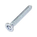 Tapping Screw, Flat Head Security Hex Socket Drive, #14 x 1-1/4" Length, Steel Zinc Plated by Spaenaur Inc.
