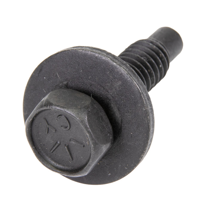 Machine Screw, Pan Head with External Tooth Shakeproof Lockwasher Head, Unslotted Drive, #4-40 UNC x 1/2" Length, Steel Electro Zinc Plated or Cadmium Plated by Spaenaur Inc.