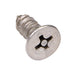 Tapping Screw, Flat Head Security Phillips Drive, Type A, #10 x 2-1/2" Length, Stainless Steel by Spaenaur Inc.