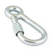 Mousqueton avec vis de sécurité 100 mm LG x 10 mm DIA Fil 10 mm Ouverture par encliquetage Acier forgé Zingué par Spaenaur Inc.