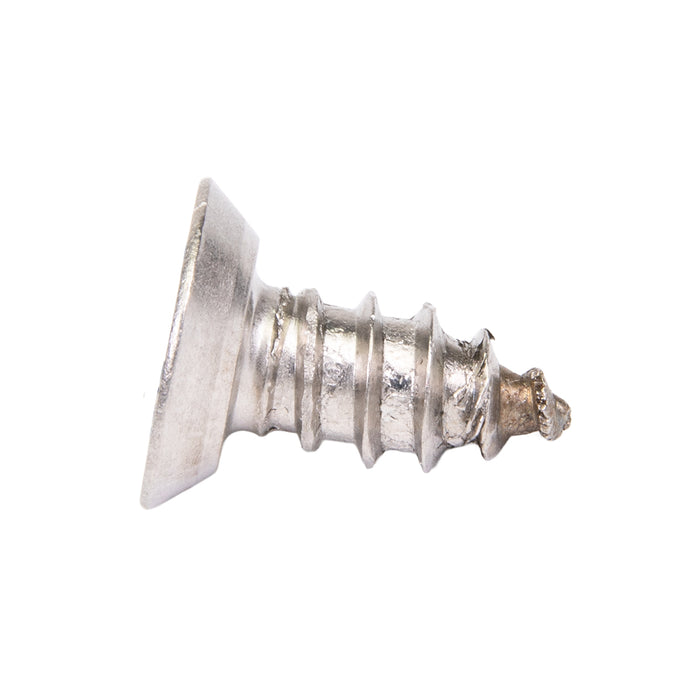 Tamper-Resistant Tapping Screw, Flat Head Spanner Drive, 12A/AB x 1/2" Length, Stainless Steel 18-8, Type A or Type AB