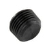 Bouchon fileté pour tuyau - Douille hexagonale 3/4 po-14 NPT Polyéthylène haute densité Couleur noire par Spaenaur Inc.