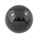 Ball Knob, with Brass Insert 1 5/8" O.D., M12 x 1.75 x 7/8" Deep Black by Spaenaur Inc.