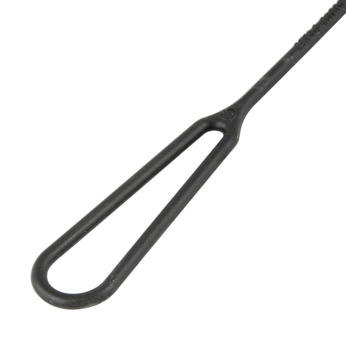 Lanyard, One-Piece Mold Retainer, Approx. Breaking Strength 35 Lbs 6" Approx. LGTH x .260" Eyelet ID x .093" THK St801 Zytel Nylon Black by Spaenaur Inc.