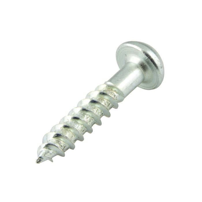 Wood Screw, Round Head, Phillips, #10 x 1-1/2" Length, Steel Zinc Plated, ASME/ANSI B18.6.1 by Spaenaur Inc.