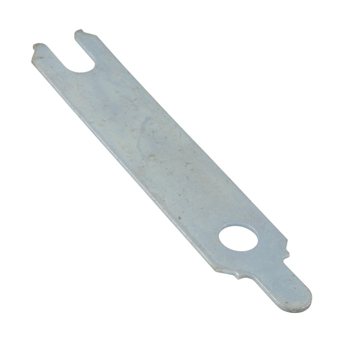 Shim, Aligning-for Starters, 5" LG x 15/16"W., for G.M. Cars 1970-1979 1/32" Thickness, 3/8" Slot Width Low Carbon Steel Zinc Plated by Spaenaur Inc.