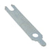 Shim, Aligning-for Starters, 5" LG x 15/16"W., for G.M. Cars 1970-1979 1/32" Thickness, 3/8" Slot Width Low Carbon Steel Zinc Plated by Spaenaur Inc.