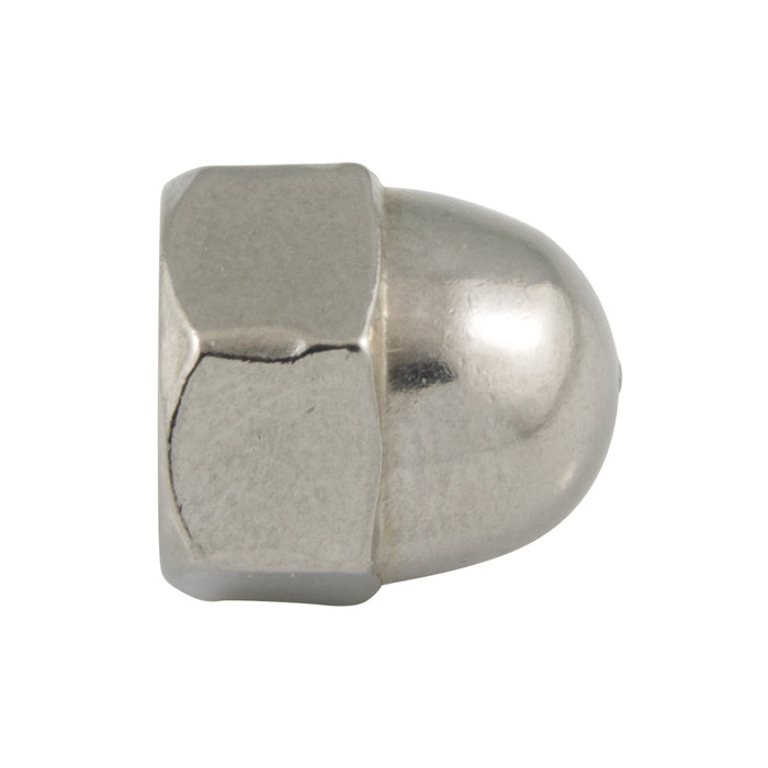 Cap Nut, M6 x 1.00 mm, 10.0 mm WAF, 12.0 mm THK, Stainless Steel , DIN 1587