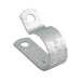 Double Tube Clamps - Closed Type, Not Insulated 1/4" Tube DIAs., .562" C to C Steel Hot Dipped Galvanized by Spaenaur Inc.