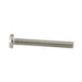Machine Screw, Pan Head, Slotted Drive, M4 x 0.70 mm UNC x 4 mm Length, Stainless Steel by Spaenaur Inc.
