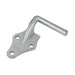 Stake Rack Hook, Left-Hand Approx 3" Pin LGTH, 9/16" Pin DIA. Ductile Iron, 60-200 Hrc, Zinc Plated by Spaenaur Inc.