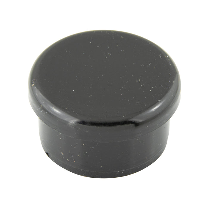 Furniture Glide Round Insert (Style 1) #16 GA x 1" Tubing DIA (1" Base) Polythylene Black by Spaenaur Inc.