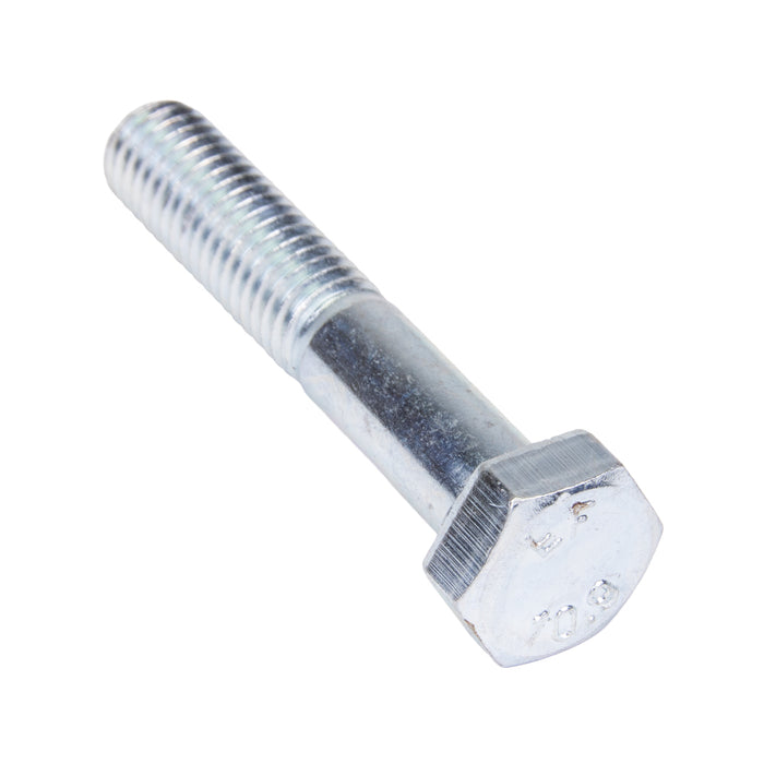 Vis à tête hexagonale, DIN 931 M8 x 1,25 pas x 50 mm, filetage partiel, classe 10.9, acier zingué DIN 931/10.9-ZP M8X50