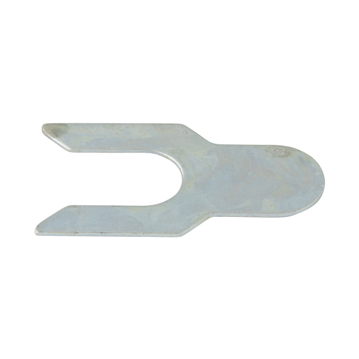 Cale à rotule, 1 3/4 po de longueur x 1 po de largeur, 1/16 po d'épaisseur, fente de 1/2 po de largeur Acier à faible teneur en carbone zingué par Spaenaur Inc.