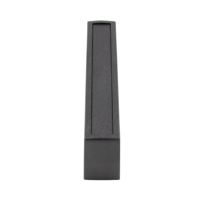 Petite poignée de préhension montée à l'arrière, 5,88 po (14,9 cm) de longueur hors tout x 3,75 po (9,5 cm) de longueur intérieure, en ABS noir, par SouthCo