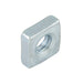 Écrou pour vis à tête carrée, n° 10-32, largeur à la face (WAF) 3/8", épaisseur (THK) 3/8", acier à faible teneur en carbone zingué, conforme à la norme ASME/ANSI B18.2.2, fabriqué par Spaenaur Inc.