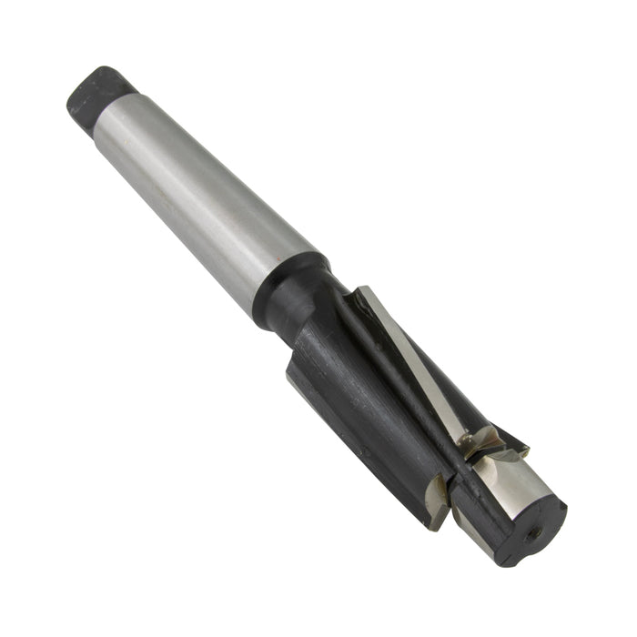 Flat Countersinker with Fixed Guide, Morse Taper Mt2 Shank, for M14 (24mm Csk DIA) 15mm Pilot High Speed Steel, Bright