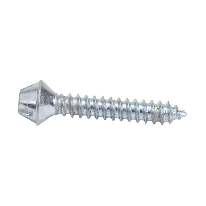 Tapping Screw, Countersunk Head Tamper-Resistant Drive, #10 x 1-1/4" Length, Steel Zinc Plated by Tampruf™