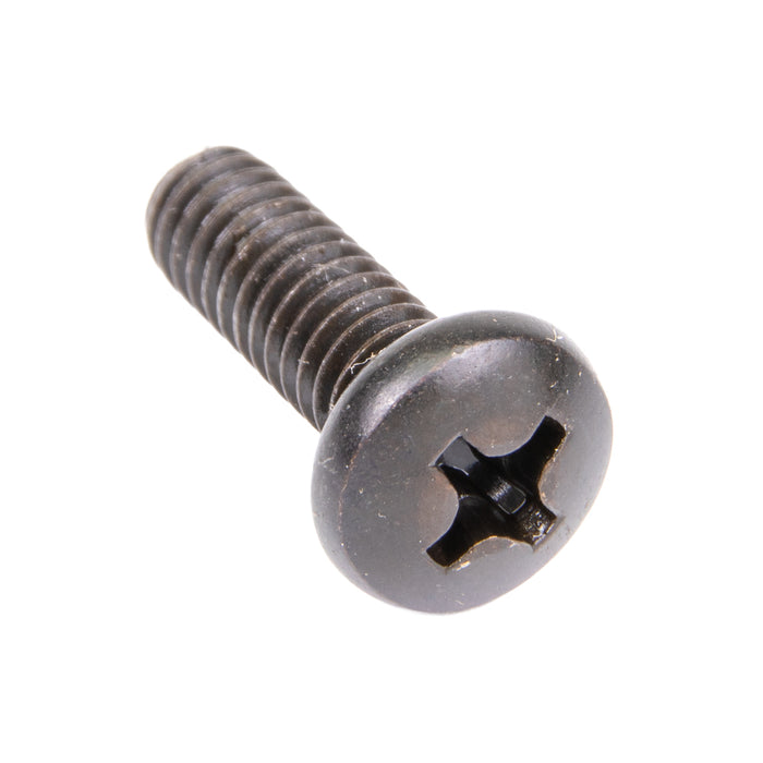 Machine Screw, Pan Head, Phillips Drive, #8-32 UNC x 1/2" Length, Steel Oxide Black by Spaenaur Inc.