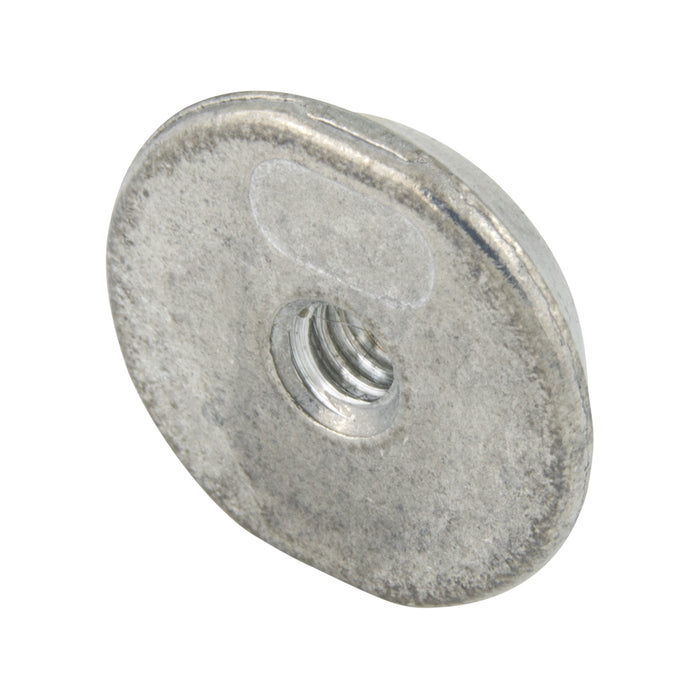 Écrou à clé 1/4"-20 UNC x 1" OD x 1/4" HT en alliage de zinc moulé par Spaenaur Inc.
