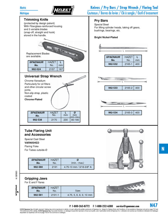 UNIversal Strap Wrench for Oil Filters, Non-Slip Strap 160mm DIA. Chrome Vanadium Chrome Plated