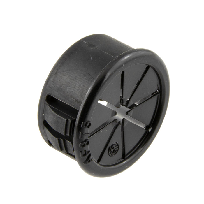 UNIversal Bushing .750" Hole x 55/64" Head x 25/64 H x 1/2" ID Nylon Black