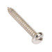 Tapping Screw, Pan Head One-Way Slotted Drive, Type AB, #12 x 1-1/2" Length, Steel Nickel Plated by Spaenaur Inc.