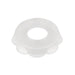 Socle à visser « Pop-On » pour vis à tête cylindrique de 1/4" de diamètre. Diamètre extérieur : 0,620" ; hauteur : 0,125". En polypropylène naturel, fabriqué par Spaenaur Inc.