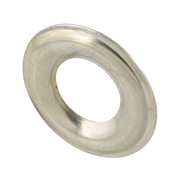 Sheet Brass Grommet And Washer (116-106 And 116-206) 144/Pk 3/16" Hole DIA., Size #00 Brass Nickel Plated by Spaenaur Inc.