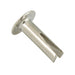 Rivet à tête ovale fendue 9/64 po de diamètre x 3/8 po de longueur, tête de 5/16 po de diamètre, en acier nickelé, fabriqué par Spaenaur Inc.