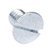 Machine Screw, Undercut Head, Slotted Drive, 5/16"-18 UNC x 1/2" Length, Steel Zinc Plated by Spaenaur Inc.