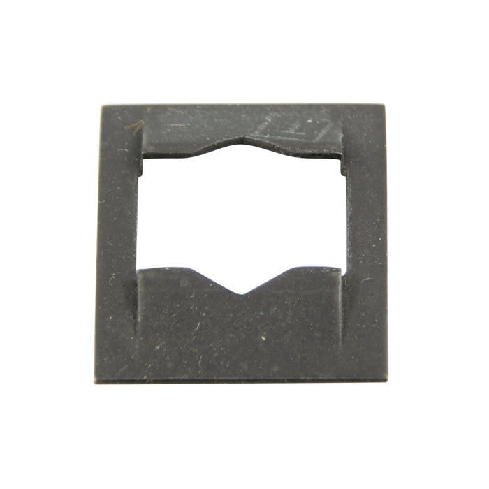 Spring Nut Push-On, Rectangular Stud .375" x .75" LGTH x .56" Wide x .020" THK Spring Steel Heat Treated Phosphate & Oil